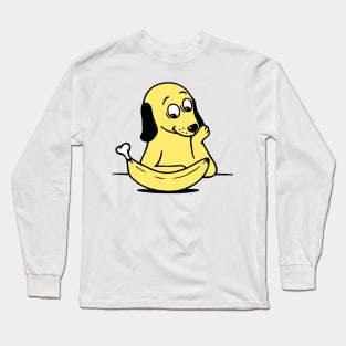 DOG AND BANANA Long Sleeve T-Shirt